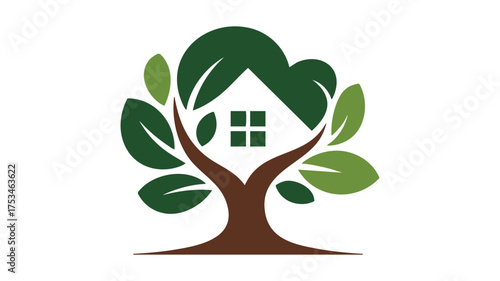 Treehouse logo symbolizing nature and home