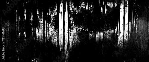 Vector scary wall background with concept of horror
