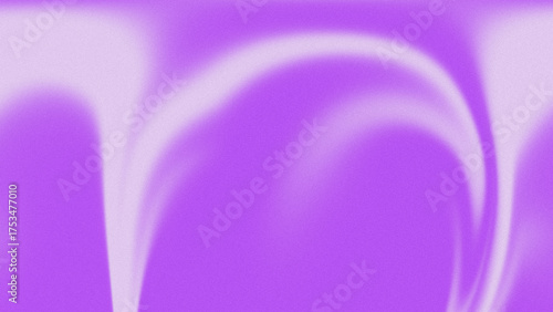 Bright purple background with smooth, high-arch white ribbons
