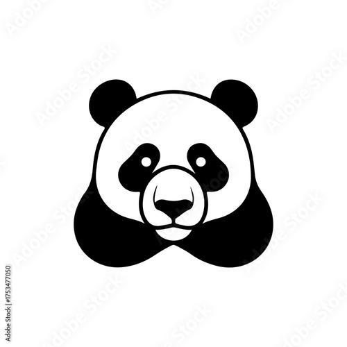 pandas vector line art design