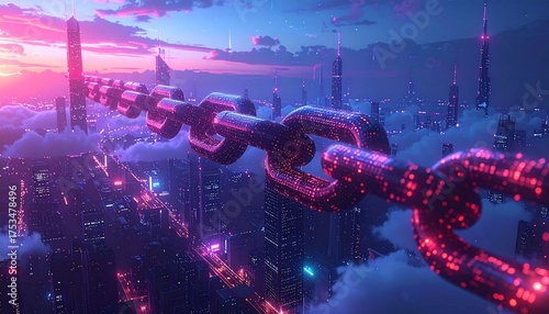 Wallpaper Mural Blockchain is a decentralized, distributed ledger technology that records transactions across many computers. Torontodigital.ca