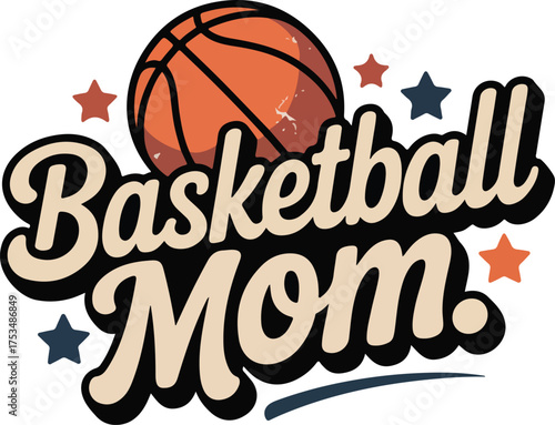basketball mom t-shirt design