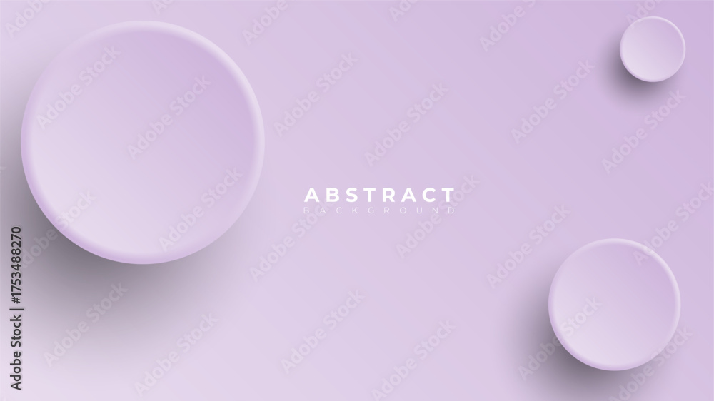 Obraz premium Modern neumorphism abstract background. Gradient background with neumorphism circles. Minimal abstract clean paper 3d design template. Circular neumorphic frame banner. Realistic paper surface. Vector