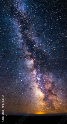 Wallpaper Mural The Milky Way Galaxy Shining Brightly Over the Horizon Torontodigital.ca