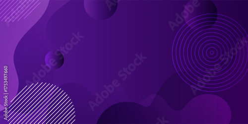 Purple Abstract Background with Modern Gradient Wave Design. Suit for banner, web, brochure, pamflet, poster and presentation