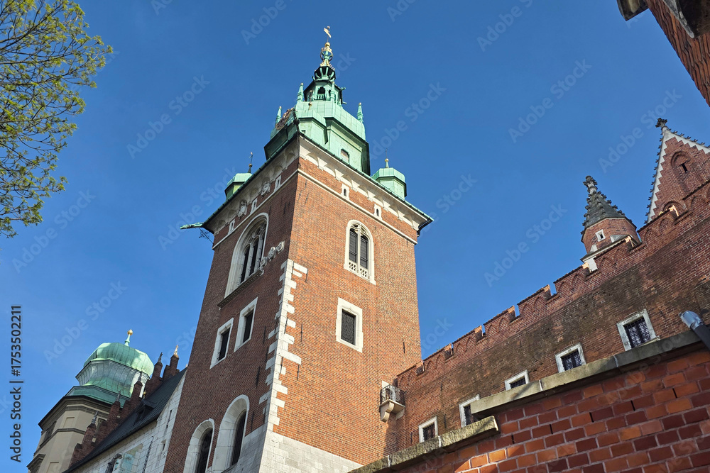 Obraz premium View of Wawel cathedral, Krakow, Poland