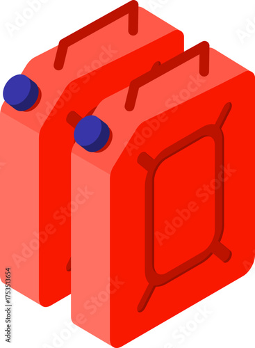 Car Repair Isometric Icon Set – Automotive Tools, Equipment, and Maintenance Supplies Illustration
