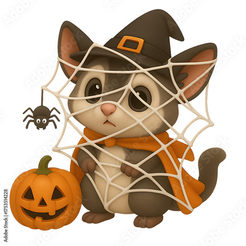 Glider in Spider Web