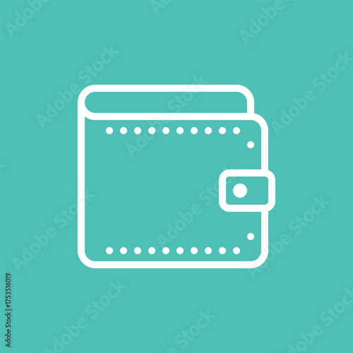 wallet icon symbol. Premium quality isolated wallet vector icon in trendy style.