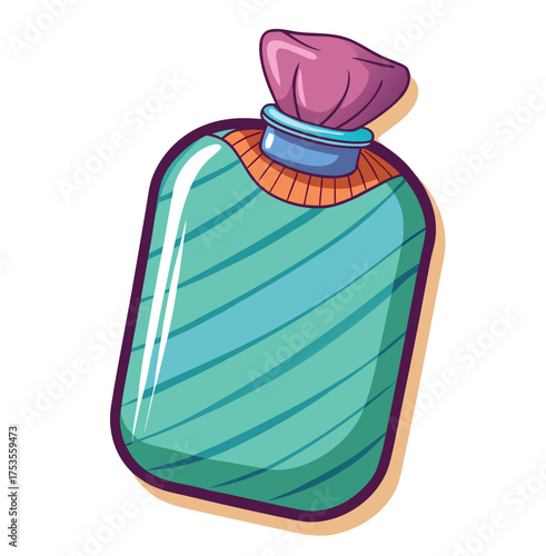Vector illustration of a bottle wine and blue shirt icon