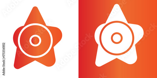 The red heart vector illustration and red and white heart design with a drop is an icon for a web concept and symbol