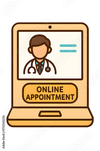 Online appointment screen