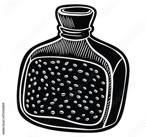 Mini Hot Water Bottle Small, Portable Travel Companion for Soothing Comfort On-the-Go