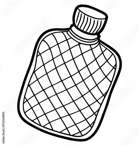 Vector illustration of an old brown baseball cap object isolated on white