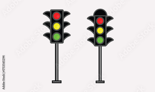 Traffic light vector
