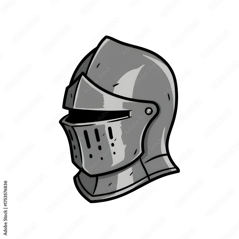 Fototapeta premium helmet on a black background