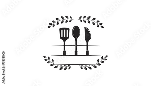 Vector art of kitchen utensils and cutlery