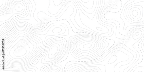 Topographic map background. Geographic line map with elevation assignments. Contour background geographic grid. Vector illustration.Seamless Light topographic topo contour map background.