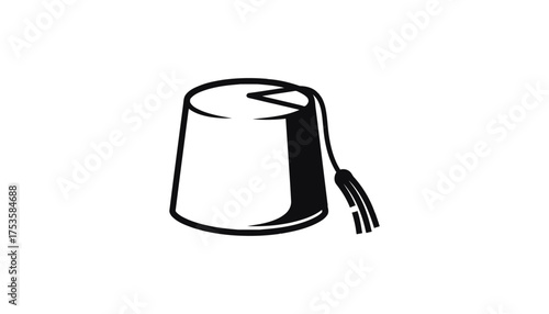 Vector art of fez hat
