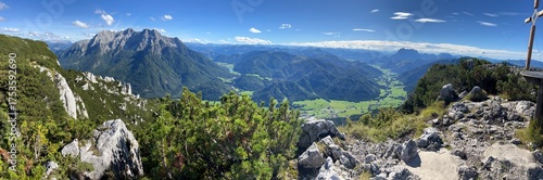 mountain landscape with grass