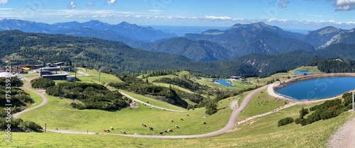 panorama of the alps