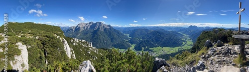 mountain landscape with blue sky