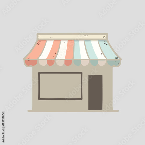 shop window with sale sign