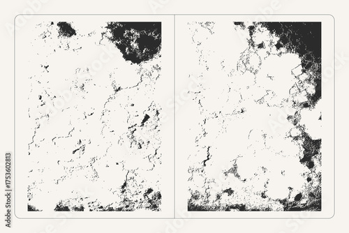 Grunge vector texture with paint peeling, noise, and scratches — realistic distressed surface for vintage posters, backgrounds, and retro graphic design projects.