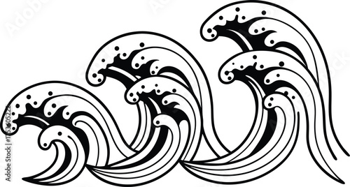 Modern Gradient Teal Aqua Abstract Wave Vector Background EPS10