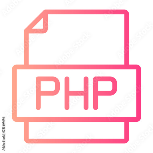 php gradient icon