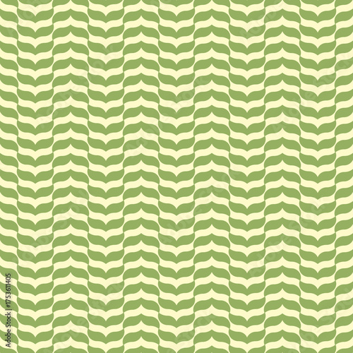 Geometric Fish Tail Pattern