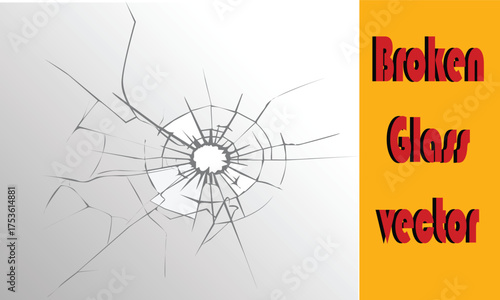 abstract background with broken glass