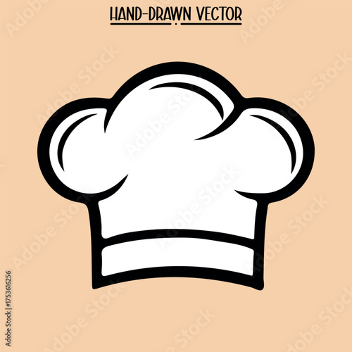 Bakery and Cooking Toque Blanche Vector Illustration