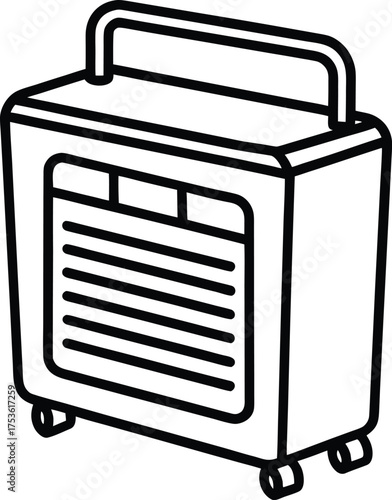 Portable Air Cooler Transparent Background