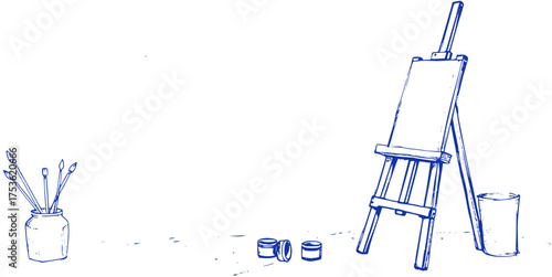 Artist's Studio: Simple Creative Setup