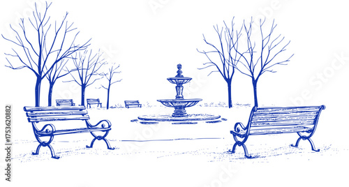 Winter Park Serenity: A Simple Scene