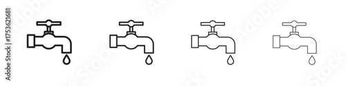 Tap icon outline vector. outline icons collection.