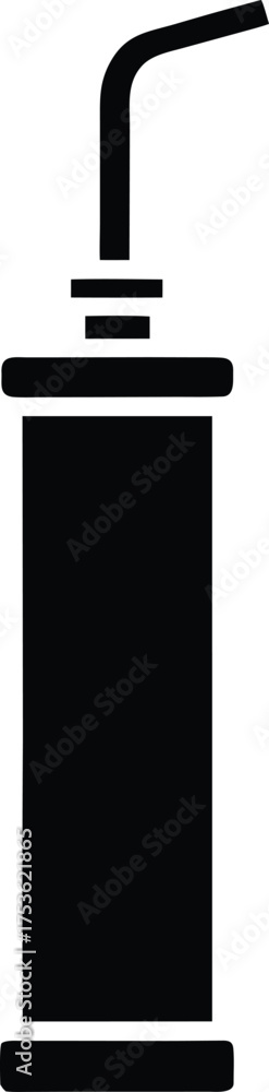 Obraz premium Submersible Pump Line Art Transparent Background