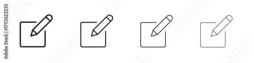 Register icon outline vector. outline icons collection.