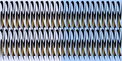 Abstract Pen Patterns: A captivating array of pens are meticulously arranged, creating a mesmerizing tapestry of visual elements, geometric shapes, and intricate patterns.