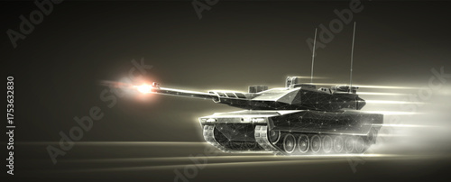 military, abstract, vector, 3d, technology, illustration, concept, digital, blue, silhouette, innovation, modern, strategy, night, vehicle, machine, tech, wheel, equipment, weapon, ai, war, power, arm