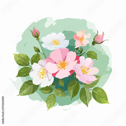 Wildrosen am Wegrand – natürliche Schönheit