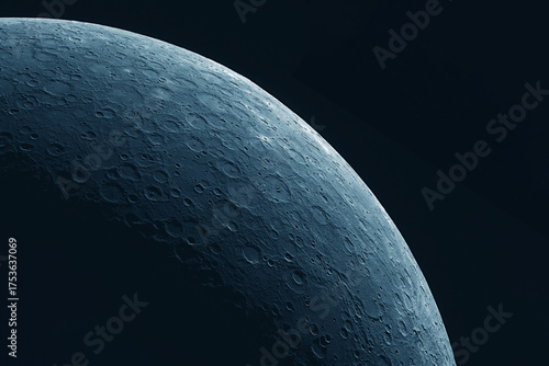 Fototapeta Naklejka Na Ścianę i Meble -  Moon on a dark background. Elements of this image furnished by NASA