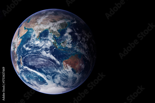 Fototapeta Naklejka Na Ścianę i Meble -  Planet Earth from space. Elements of this image furnished by NASA