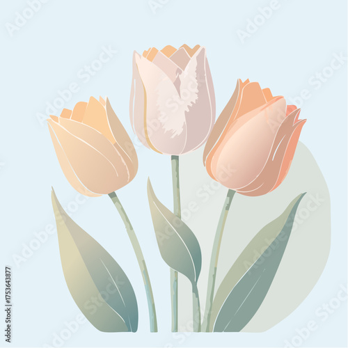 Tulpen in Creme und Rosé – klassisch und stilvoll