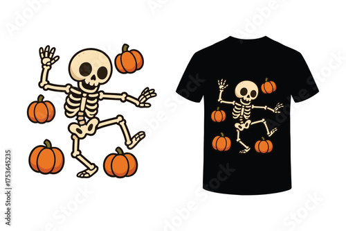 jack o lantern halloween pumpkin, t-shirts design sticker. vector illustration, halloween t-shirt design concept.