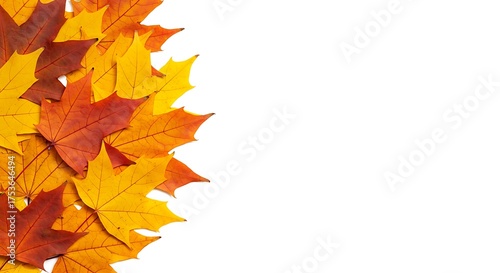 Autumn composition for invitations and posters