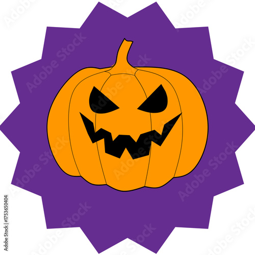 Halloween Pumpkin Face