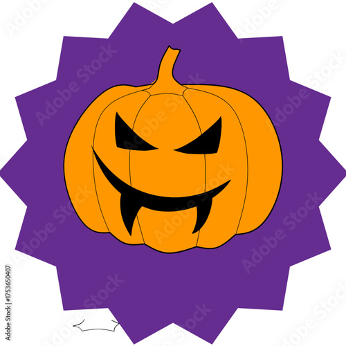Halloween Pumpkin Face