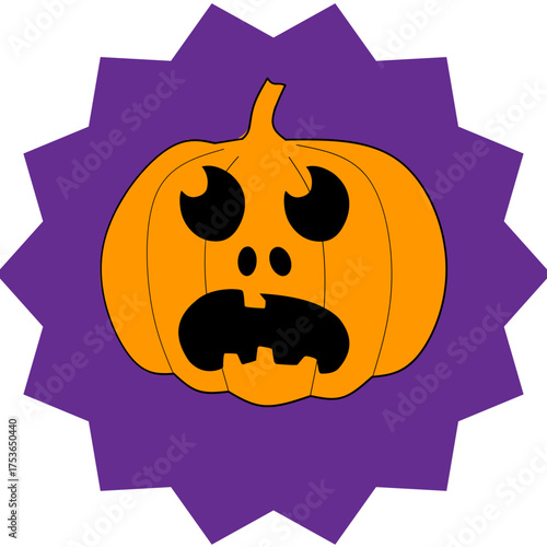 Halloween Pumpkin Face